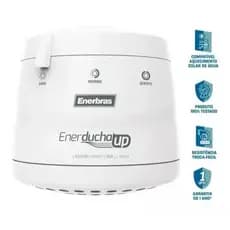 Chuveiro Elétrico Enerducha UP 4500W 220V Branco | Alta Pressão Design Moderno