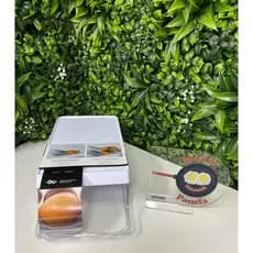 Organizador de Ovos 14 unid Roll Clear Fresh OU Porta Ovos 15 x 33 x 7,5cm - OF1100BCF