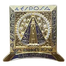 Lembrancinha Presente Nossa Senhora Aparecida Católico Religioso Basilica Decoração Enfeite Mesa Pequeno Adorno Strass