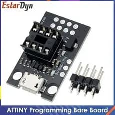 ATTINY-Desenvolvimento Programação Bare Board, Pluggable ATtiny13A ATtiny25 ATtiny45 ATtiny85, Micro USB Power