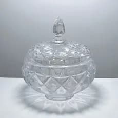 Bomboniere Vidro Cristal Decorativo Porta Doces 1000g