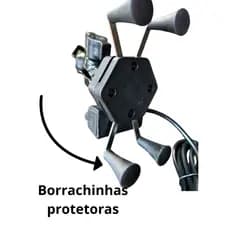 Suporte Celular Para Moto Com Carregador Universal Usb Un