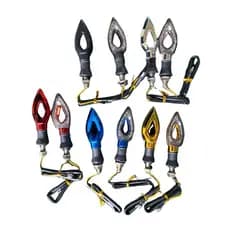 Piscas Seta De Moto Led Flecha Cristal Esport Universal C/4