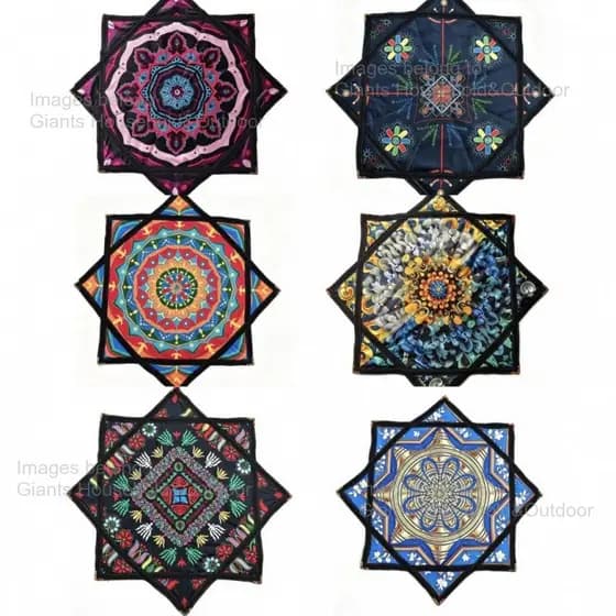 Dapo Flow Flyper Toalha giratória colorida Dapo Star, perfeito para malabarismo e artes de fluxo, portátil e durável
