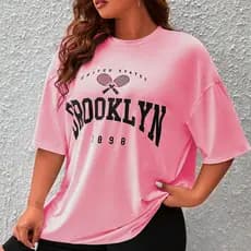 Camiseta Brooklin Over Moda, Moda Street, Casual, Despojado