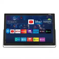 Monitor TV Portátil 19" Android 14 Smart TV Bateria 5000mAh Digital ISDB-T HDMI USB YouTube Netflix