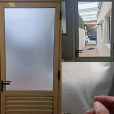 Película de Privacidade Adesivo Jateado 1Metros de Largura Para banheiro Película para janela Box