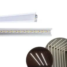 Perfil De Led Embutir Slim 1 Metros