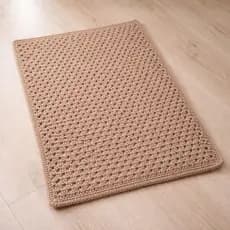 Tapete de Crochê Artesanal – Resistente e Elegante | 62x45