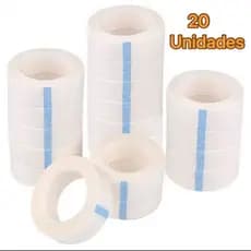 Kit 20 Fitas Micropore Antialérgica Alongamento e Extensão Cílios 10m