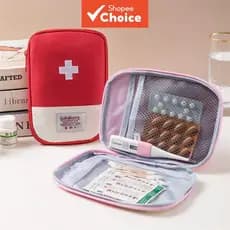 Kit De Primeiros Socorros Japoneses Premium-Organizador Médico Compacto Para Viagens E Emergências