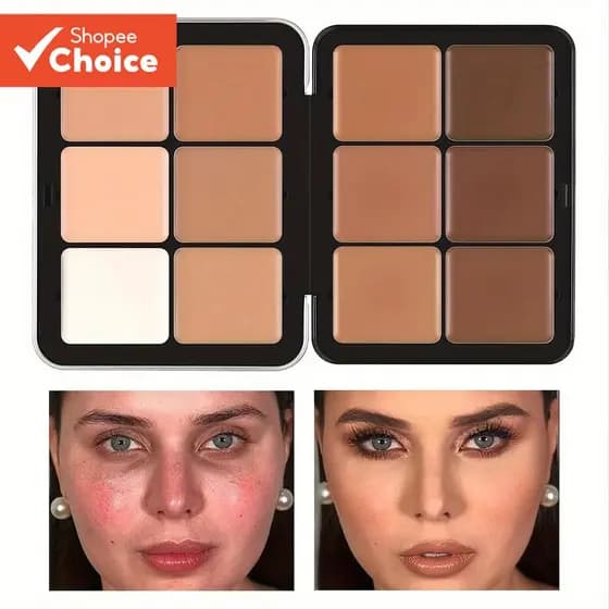 12 Cores Facial Corretivo Corretivo Destaque Maquiagem Creme Paleta de Maquiagem Corretivo