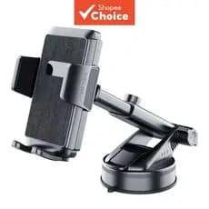 Suporte de telefone para carro giratório 360° estável com ventosa universal para para-brisa, suporte veicular para