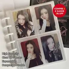 A5 Cogumelo Buraco Photocard Pasta Arquivo Kpop Papelaria Polco Armazenamento Álbum Ídolo Lomo Cartão Bilhete Postal Man