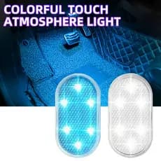 KEVANLY 1 Pçs Carro LED Luz De Toque Mini Sem Fio Interior Telhado Teto Lâmpada Leitura Alto Brilho Noite