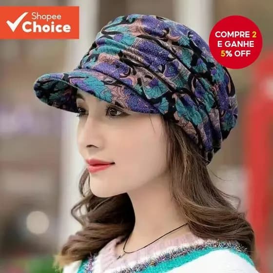 Boné De Beisebol Feminino De Inverno Forrado De Lã Cachecol Quente Chapéu Multifuncional Moda Ao Ar Livre