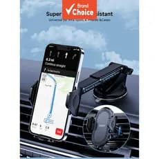 TKZJ Suporte Veicular para Celular, [Versão Atualizada] Suporte para Painel & Saída de Ar, Universal para iPhone e