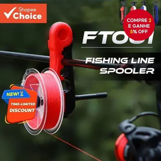 Carretel Enrolador De Linha De Pesca Portátil , Para Todos Os Tipos De Ferramentas De Vara