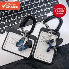 Caixa de Cartão ABS Universal Estilo Ins Balão de Borboleta Dog Pendant Fotocartão Crachás de Identificação