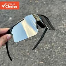 Óculos De Sol Unissex À Prova De Vento Para Ciclismo – Proteção UV Com Armação Grande Emagrecimento Facial Adequado Ativ