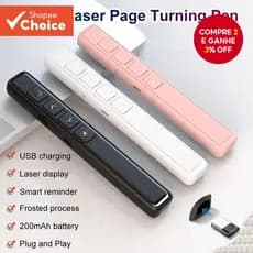 2.4GHz Apresentação Sem Fio Clicker Powerpoint Caneta USB Controle Remoto Flip Para Escritório Ensino Projetor PPT Apres