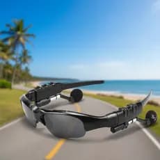 Óculos de Sol Bluetooth sem Fio com Fones de Ouvido para Proteção de Mulheres e Homens Óculos de Áudio e Vídeo