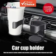 Suporte De Copo Multifuncional Para Cinzeiro De Ventilação De Ar Carro-Bebidas De Água