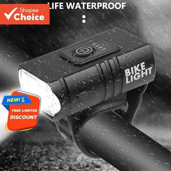Luz LED Para Bicicleta Frontal Portátil USB Recarregável À Prova D'água Lanterna Noturna Acessórios De Equitação Traseir