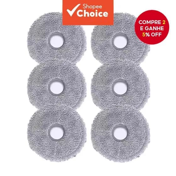 Para Xiaomi S10+, S20+, X10+, X20+, X20 Max, X20 Pro, Roborock Q revo Acessórios de Pano de Mop, Almofada de Mop