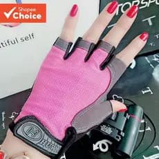 Bicicleta Equitação Meio Dedo Luvas Para Mulheres Antiderrapante Estilo Ao Ar Livre Levantamento De Peso Ginásio Senhora