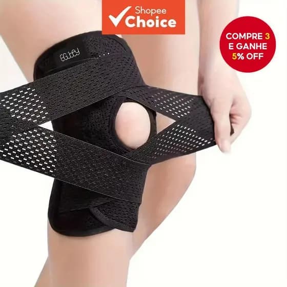 1Pc Joelheira Respirável Para Homens Mulheres Alívio Da Dor Ajustável