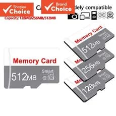 Cartão Flash Microdrive Micro SD TF 128 Mb/256/512/2 Gb/4 Para Câmeras De Vigilância De Áudio Do Carro