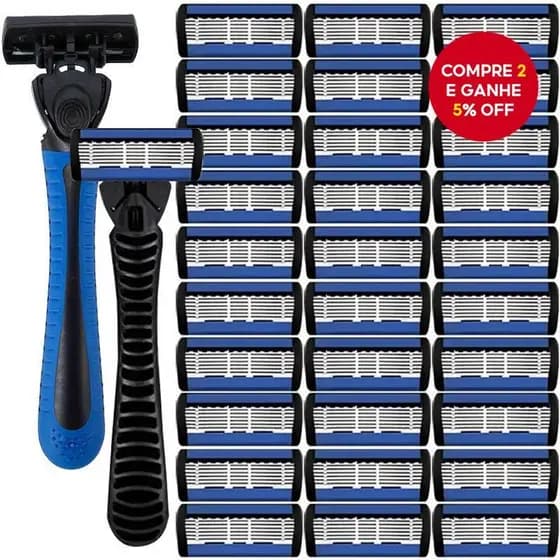Navalha De Segurança Para Viagens , Lâmina De 6 Camadas , Lâminas De Reposição , Ferramenta De Barbear Manual Tradiciona