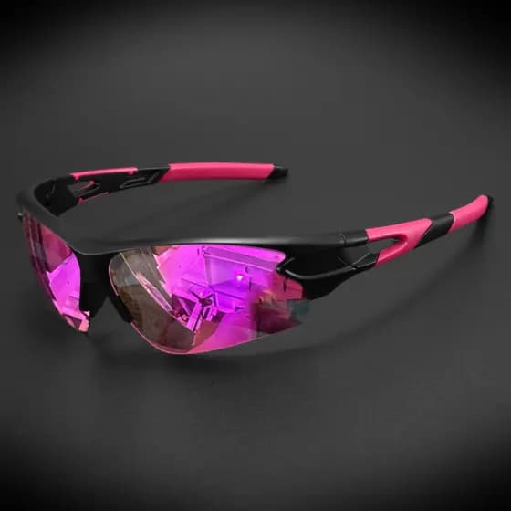 Óculos De Sol Esportivos Featherlight Semi-rim Com Lente Uv400, Ideais Para Corrida, Ciclismo E viagens