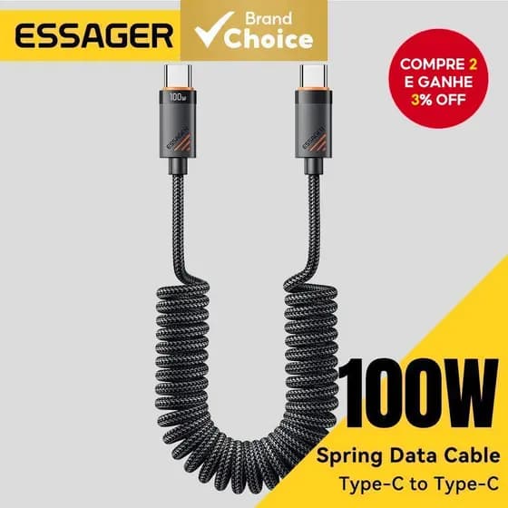 Cabo USB-C Para Tipo De 100 W iPhone 15 Pro Max De Dados De Carregamento Rápido macbook xiaomi samsung