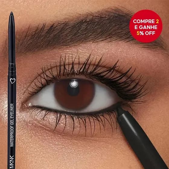 Eyeliner À Prova D'água, Longa Duração, Resistente A Borrões, Com Aspecto Natural, Disponível Em Preto, Marrom E claro
