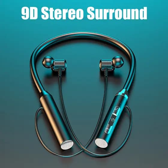 Fones De Ouvido TWS Sem Fio Bluetooth Magnético Neckband Estéreo Esportes Correndo Com Microfone Redução Ruído Baixo