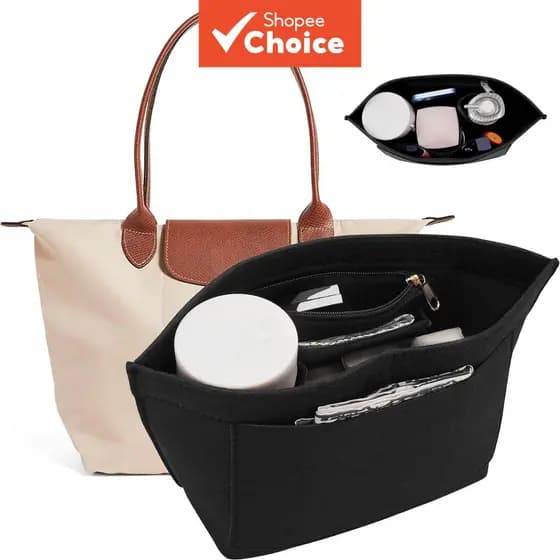 Inserção organizadora de bolsa, organizador de bolsa de feltro, 5 cores, 3 tamanhos