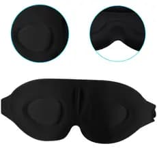 Máscara De Dormir Blackout 3D Para Mulheres E Homens , Cochilo , Meio-Dia , Bloqueio De Luz , Venda Os Olhos