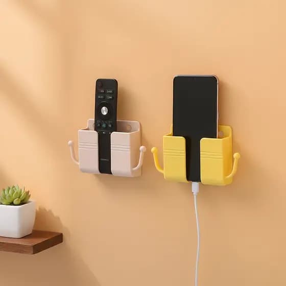 1 peça suporte de encaixe para carregamento de parede sem furos, suporte de armazenamento minimalista para controle