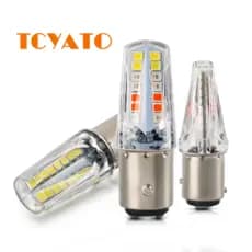 TCYATO Universal 1157 BA15D LED Luz De Freio Da Motocicleta Piscando Lâmpada Traseira Sinal Volta Indicadora 12V 1PC ila