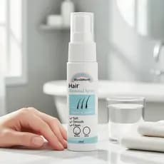 Spray de remoção de pelos para mulheres e homens, depilatório indolor e calmante para corpo, pernas, biquíni, axilas e