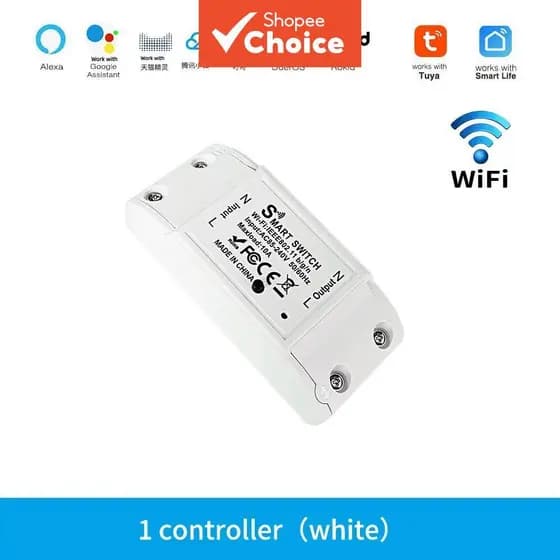 Tuya WiFi Receptor De Relé Inteligente Vida APP Interruptor Sem Fio Módulo Disjuntor Conector Clipe Lâmpada Luz Tubo Psi