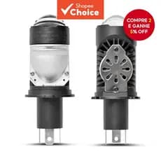 Super Brilhante 10000LM H4 LED Lente Do Projetor Farol Da Motocicleta Ventilador Turbo De Alta Velocidade 6000K
