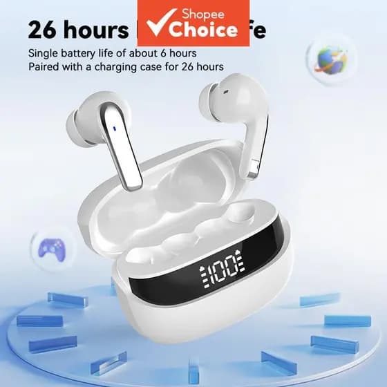 Fones de ouvido K40, Bluetooth sem fio, TWS, fones de ouvido com conexão estável, módulo de sinal atualizado, fones com