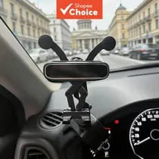 Suporte veicular automático de gravidade TAFDIUR, tipo clipe para painel, suporte ajustável 360° anti-vibração para