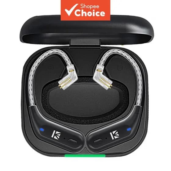 Fones de ouvido sem fio KBEAR BT15 Pro, fones Bluetooth com cancelamento de ruído, fones de ouvido, ganchos de orelha,