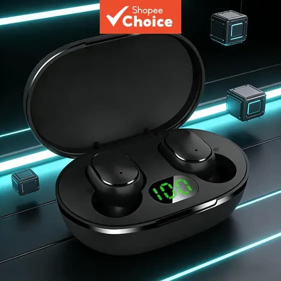 Fones de Ouvido Bluetooth Sem Fio, Intra-Auriculares com Voz em HD, Fones Esportivos à Prova d'Água, Mini Fones de