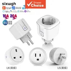 Dispositivo De Segurança Elétrica Para Tuya Tomada Inteligente WiFi Ue/Reino Unido/Eua/Vn/Jp/Br Padrões Aplicativo Móvel