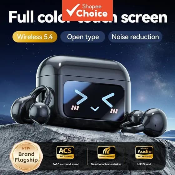 Fones de ouvido sem fio Bluetooth, cancelamento de ruído, fones de ouvido para jogos, fones de ouvido HiFi, longa